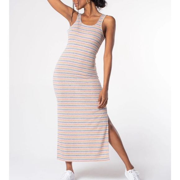 Lovestitch Stripes Tank Dress Size Small NWT - Picture 2 of 5